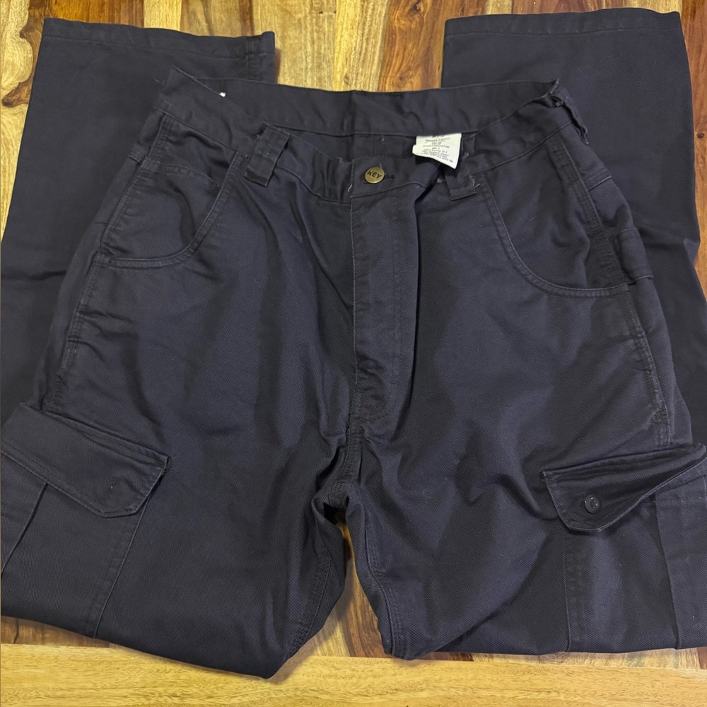 Men's Navy Cargo FRC Pants
